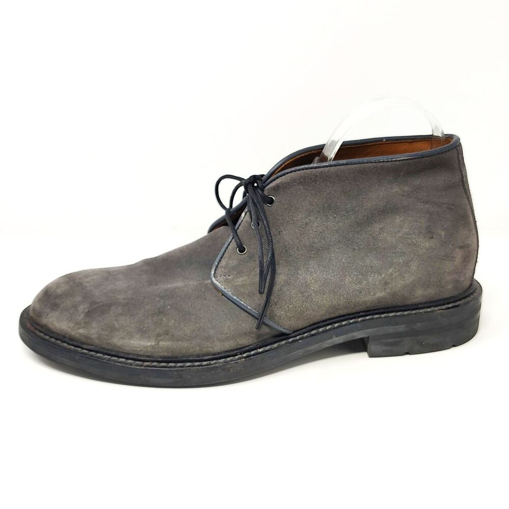 Aquatalia Shoes Mens 11.5 Rinaldo Chukka Suede Boots Gray
